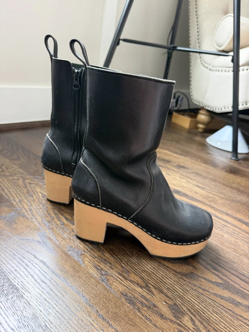 Swedish Hasbeens Women's Leather Boots
